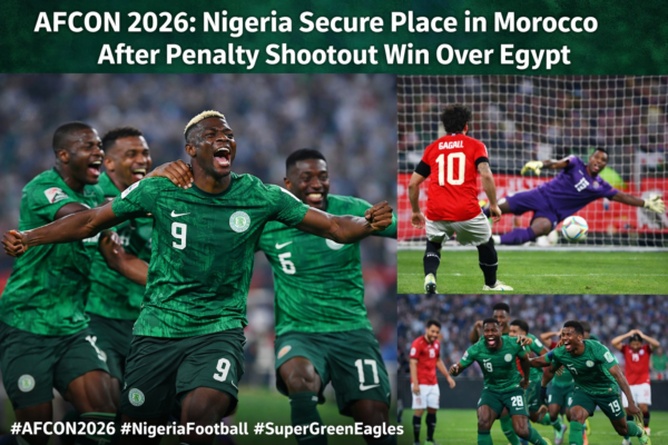 Nigeria Super Green Eagles secure third place at AFCON 2026 after penalty shootout win over Egypt
