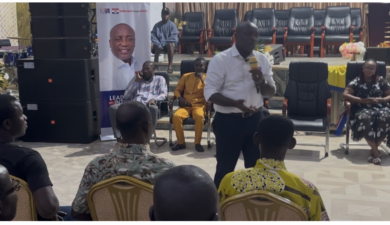 Kwabena Agyei Agyapong speaking on NPP flagbearer race and money politics
