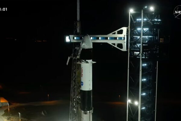 SpaceX Falcon 9 rocket and Dragon poised for Crew-12 launch